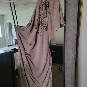 Bebe one shoulder  dress